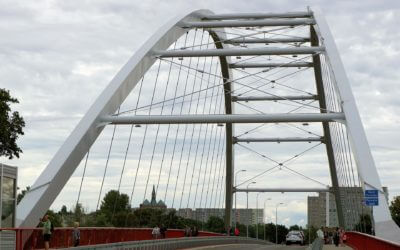 The bridge in Kołobrzeg